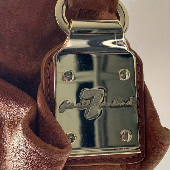 7 For All Mankind Brown Leather Handbag - Picture 3 of 10